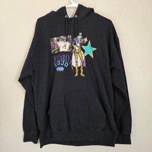 Jotaro Kujo Jojo Anime Sweatshirt JoJo's Bizarre Adventure Hoodie, Size L